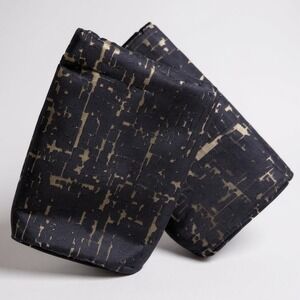 Compono 20x20 Throw Pillow Cover Navy Blue Gold Abstract Modern‎ Accent Decor